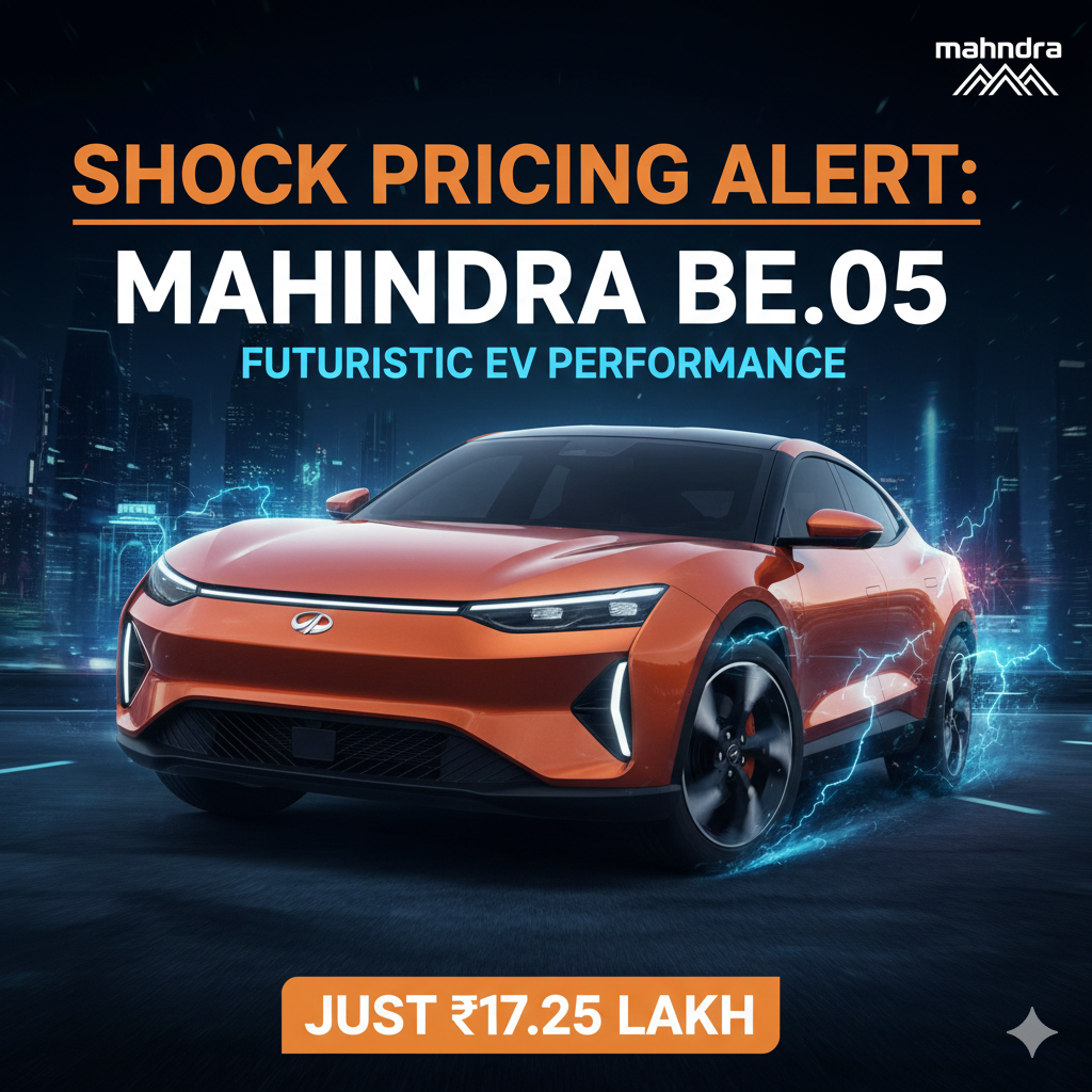 he Mahindra BE.05 Brings Futuristic